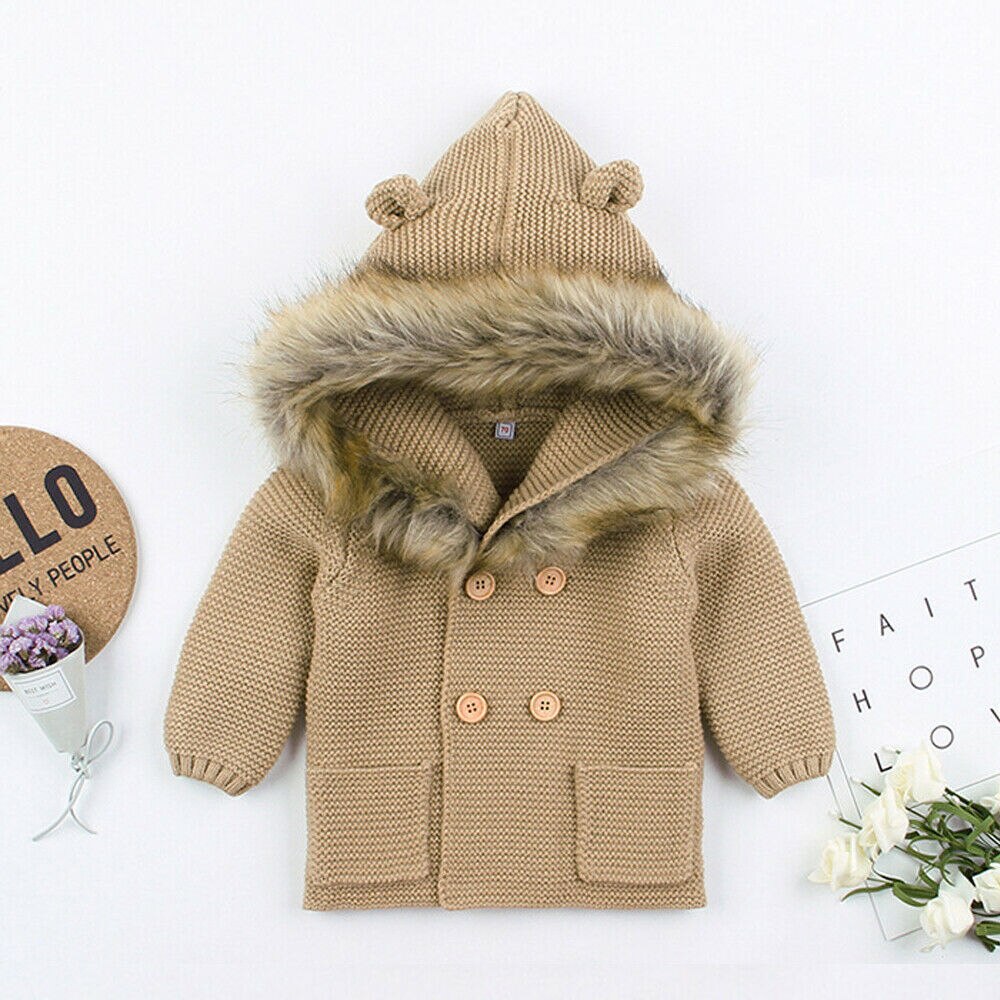 Manteau en Coton avec Capuche