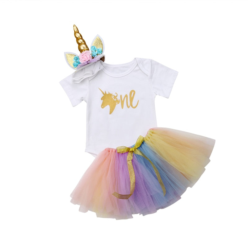 Birthda outfit for baby girl 