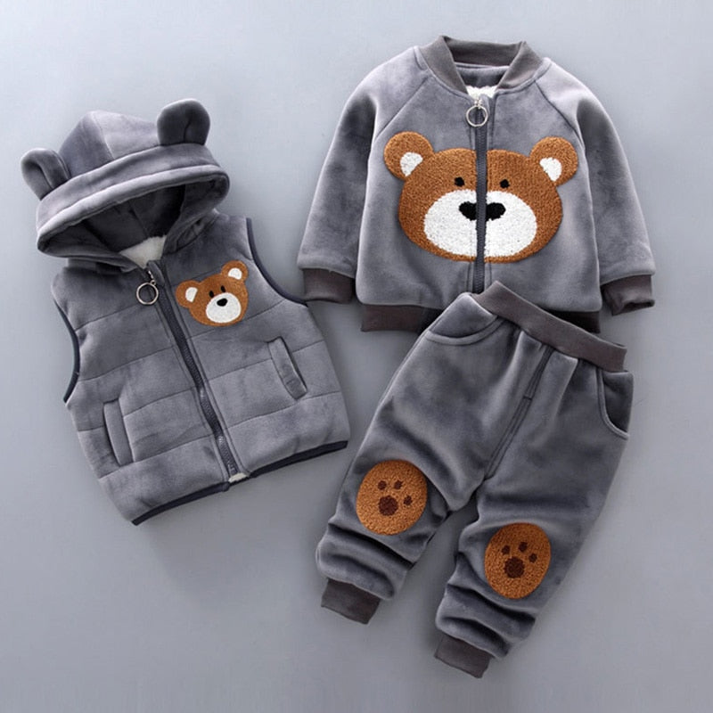Ensembles de vêtements pour bébés garçons pour l'automne et l'hiver