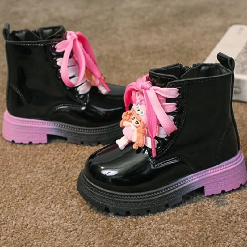 Bottes en cuir pour Fille