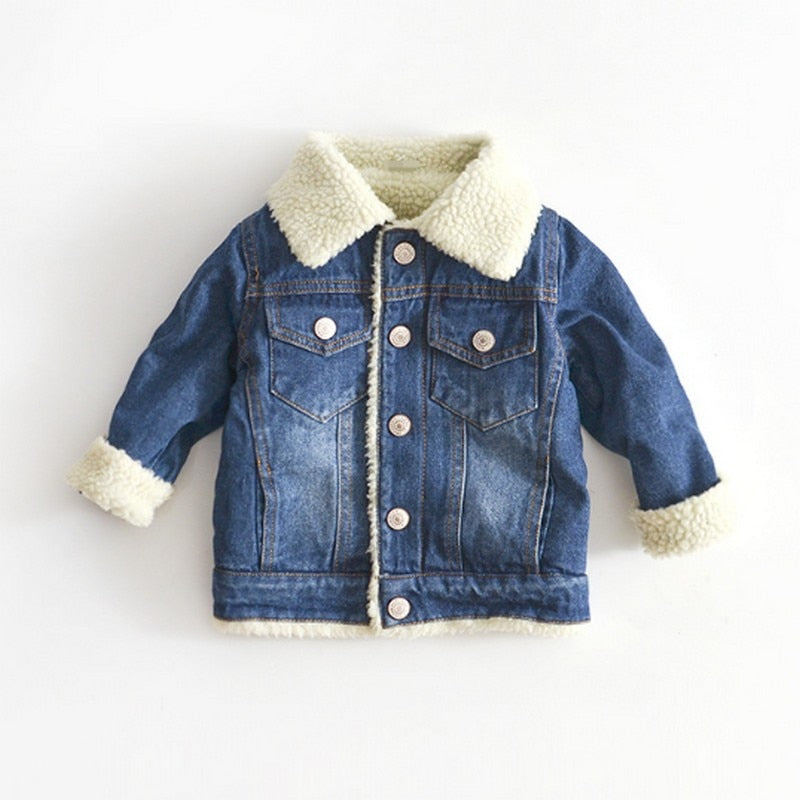 Veste en Jeans et Coton pour Bébé