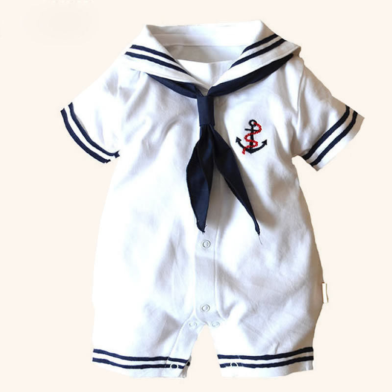 Sailor suit baby